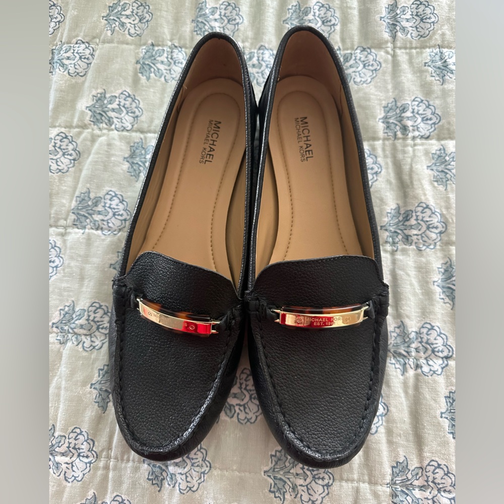Michael Kors Leather Loafers- 7